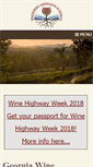 Mobile Screenshot of georgiawine.com