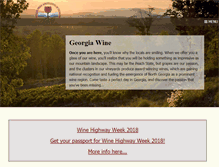 Tablet Screenshot of georgiawine.com